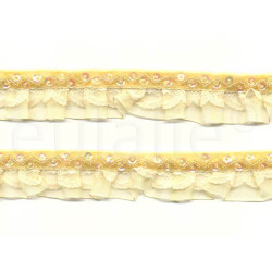 fluweelband met ruches fluweelband met ruches