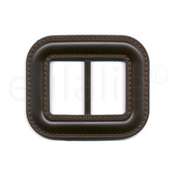 gesp leatherlook bruin