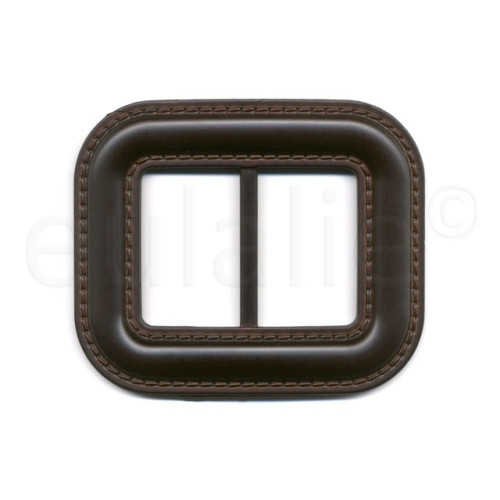 gesp leatherlook bruin