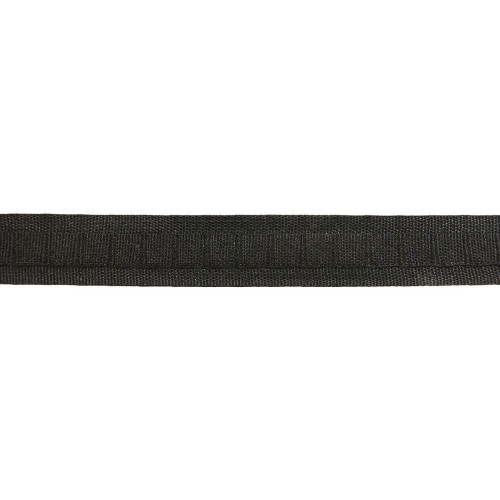gordijn plooiband 25mm zwart