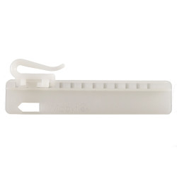 gordijnhaak 7,5 cm verstelbaar Microflex om in te naaien gordijnhaak 7,5 cm verstelbaar Microflex om in te naaien
