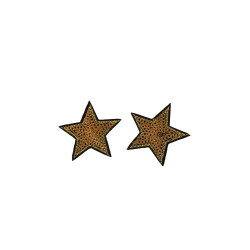 gouden pailletten ster patch 2 stuks gouden pailletten ster patch 2 stuks