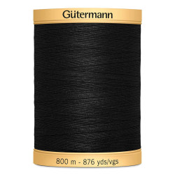 Gütermann C NE 50 800 meter zwart 5201 Gütermann C NE 50 800 meter zwart 5201