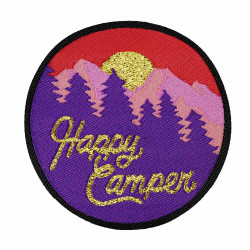 happy camper goud patch happy camper goud patch