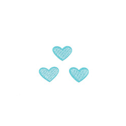 hartjes patch set blauw 3 stuks hartjes patch set blauw 3 stuks
