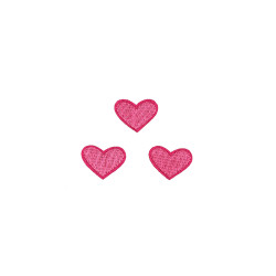 hartjes patch set fuchsia 3 stuks hartjes patch set fuchsia 3 stuks