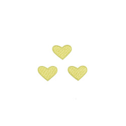 hartjes patch set licht geel 3 stuks hartjes patch set licht geel 3 stuks