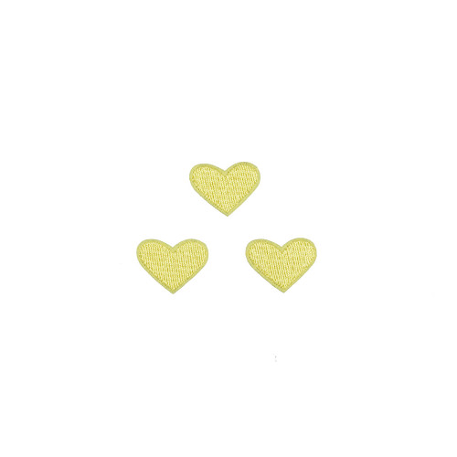 hartjes patch set licht geel 3 stuks