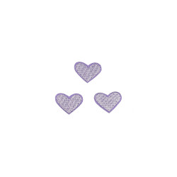 hartjes patch set lila 3 stuks hartjes patch set lila 3 stuks