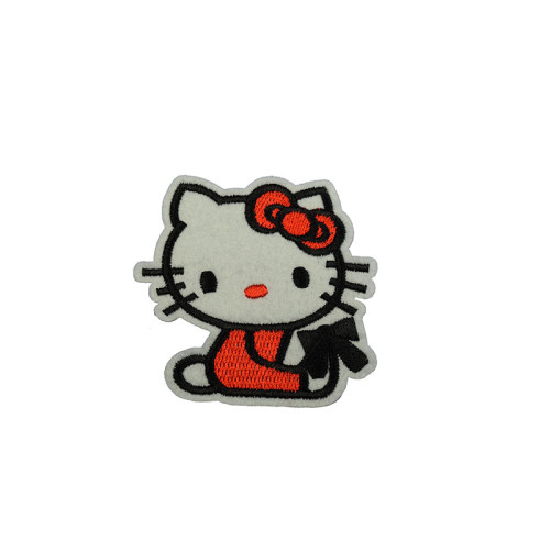 hello kitty patch rood