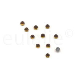 hot-fix steentjes oker geel 5 mm