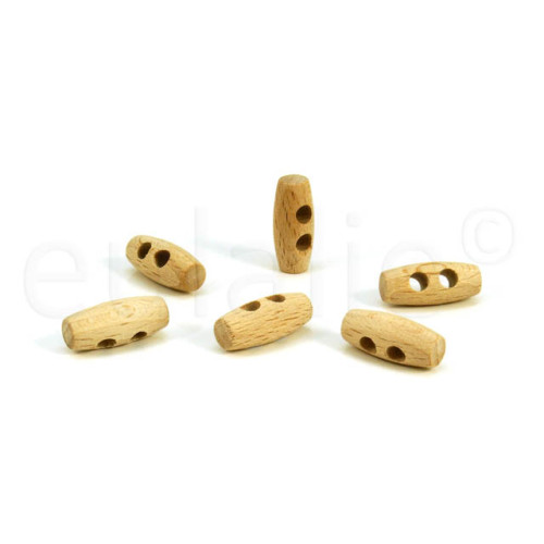 houten knoop 2 cm