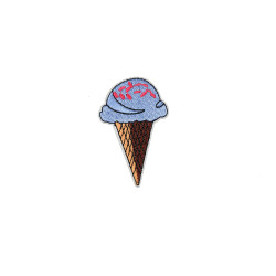 ijsje applicatie blauw