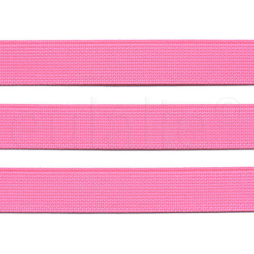 katoen tassenband 3 cm fluor roze