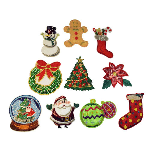 Kerst set 10 pacthes