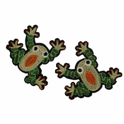 kikker patch set 2 stuks kikker patch set 2 stuks