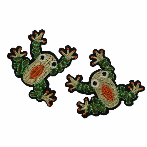 kikker patch set 2 stuks