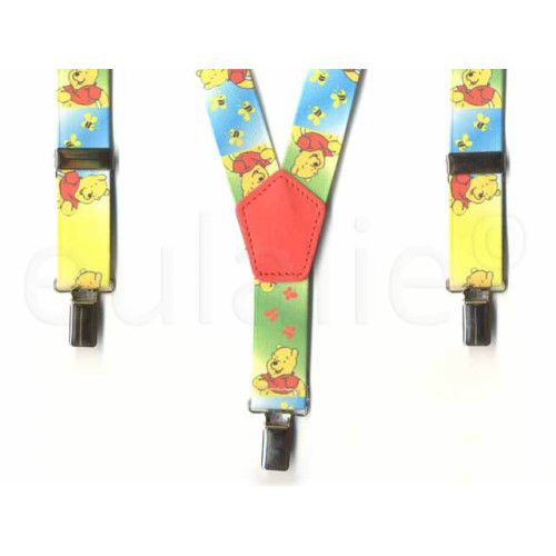 kinderbretel Disney Winnie de Pooh geel blauw groen