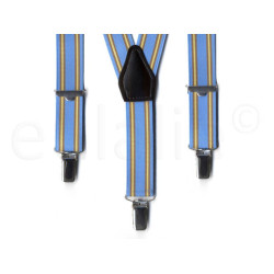 kinderbretel gestreept blauw geel