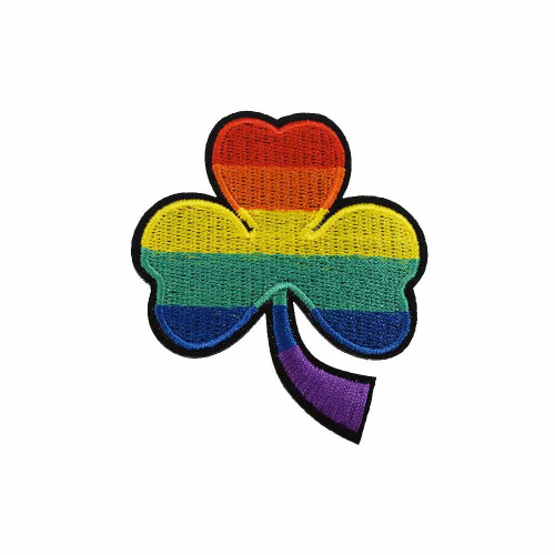 klaver patch regenboog