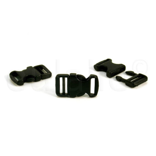 klikgesp 1 cm zwart en wit