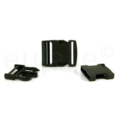 klikgespen extra sterk 4 cm zwart