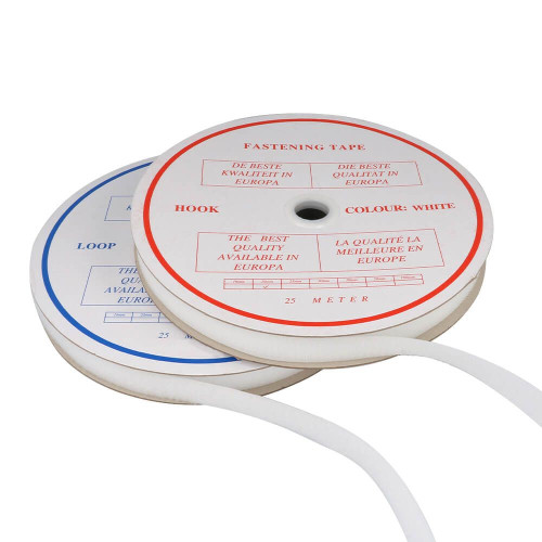 klittenband naaibaar haak en lus 20mm wit