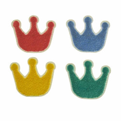 kroon patch set vier stuks kroon patch set vier stuks