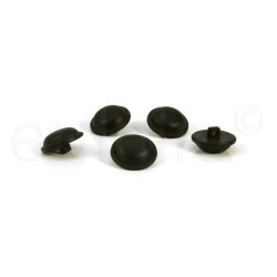 leatherlook bolvormige knoop 2.3 cm leatherlook bolvormige knoop 2.3 cm