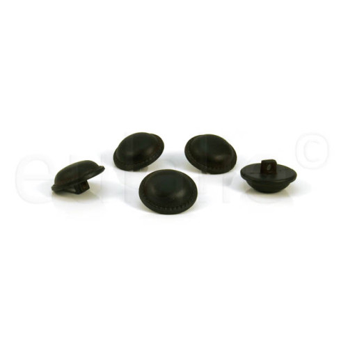 leatherlook bolvormige knoop 2.3 cm