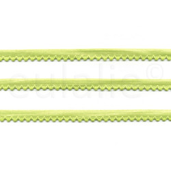 lingerie elastiek neon geel (3 meter)