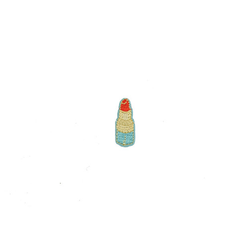 lippenstift applicatie blauw wit 