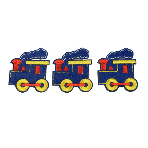 locomotief patch set 3 stuks opstrijkbaar