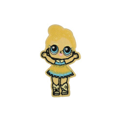 Lol surprise patch vilt geborduurd met pailletten ivoor Lol surprise patch vilt geborduurd met pailletten ivoor