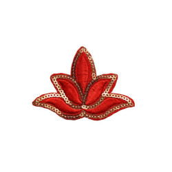 lotus bloem, Yackalasi patch rood goud lotus bloem, Yackalasi patch rood goud