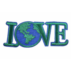 Love Globe patch Love Globe patch