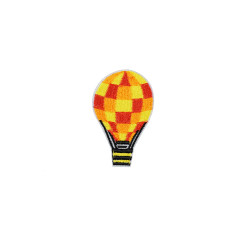 luchtballon applicatie 6x3.5 cm luchtballon applicatie 6x3.5 cm