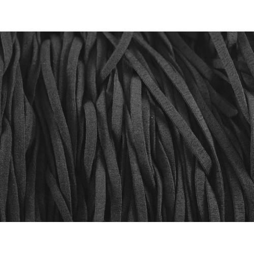 mondkapjes elastiek 4 mm zwart 1000 meter nylon spandex
