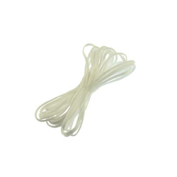 mondkapjes elastiek 4 mm wit 5 meter nylon-spandex