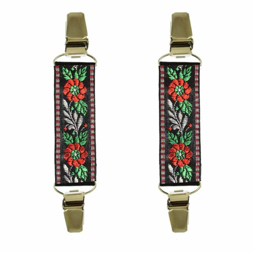 mouwophouders edelweiss zilver clips