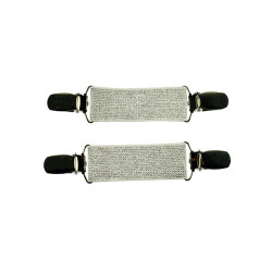 mouwophouders lurex wit zilver mouwophouders lurex wit zilver
