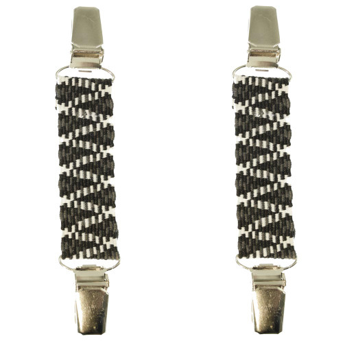 mouwophouders zigzag zwart wit