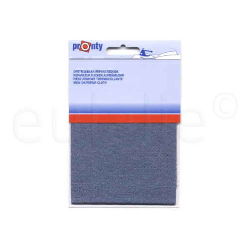 opstrijkbaar reparatiedoek jeans licht