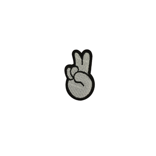 opstrijkbare applicatie hand peace