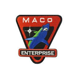 opstrijkbare embleem MACO enterprise opstrijkbare embleem MACO enterprise