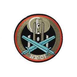 opstrijkbare embleem star trek NX-01 Enterprise opstrijkbare embleem star trek NX-01 Enterprise
