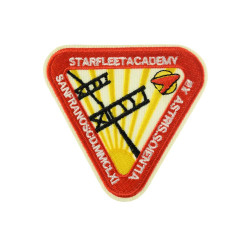 opstrijkbare embleem starfleet academy opstrijkbare embleem starfleet academy