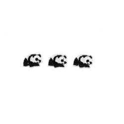opstrijkbare pandabeertjes patch 3 stuks opstrijkbare pandabeertjes patch 3 stuks