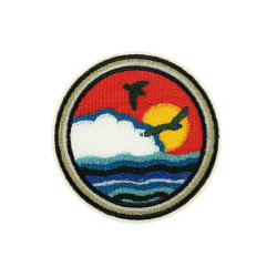 opstrijkbare patch zee zicht opstrijkbare patch zee zicht