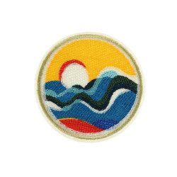 opstrijkbare patch zee zicht golven opstrijkbare patch zee zicht golven